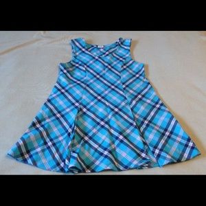 2/$18 blue Plaid Dress